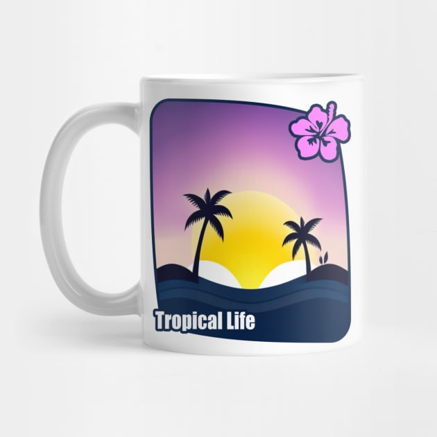 Tropical Life - The Tropical Vibes by tatzkirosales-shirt-store
